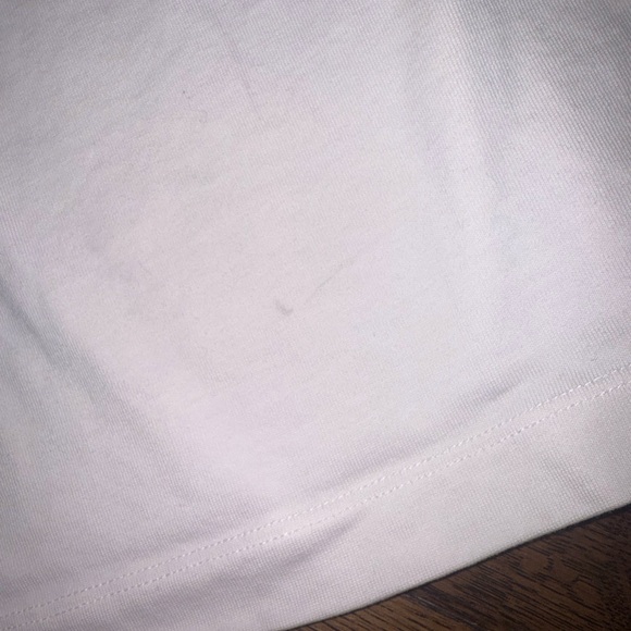 VINCE. Short Sleeve Side Tie Pink Cotton Dress Size Small - Picture 7 of 8